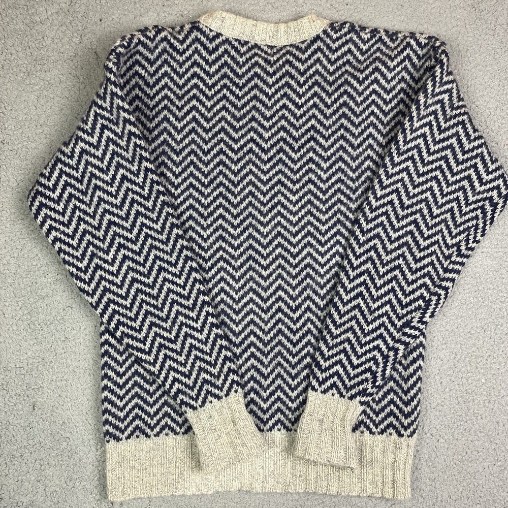 Vintage Oshkosh B'Gosh The Genuine Article Sweater Wool Blend Sweatshirt Sz L - Picture 4 of 6